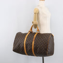LOUIS VUITTON Monogram Keepall 55 Boston Bag M41424 LV Auth 205172-24