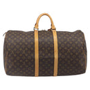 LOUIS VUITTON Monogram Keepall 55 Boston Bag M41424 LV Auth 205172-2