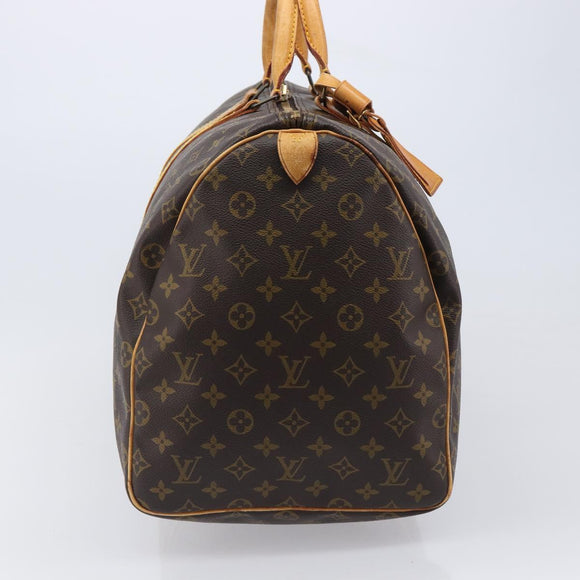 LOUIS VUITTON Monogram Keepall 55 Boston Bag M41424 LV Auth 205172
