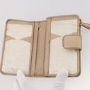 PRADA Bifold Wallet Safiano Leather Gold Auth 205174A-10