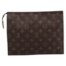 LOUIS VUITTON Monogram Poche Toilette 26 Pouch M47542 LV Auth 205180-2