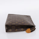 LOUIS VUITTON Monogram Poche Toilette 26 Pouch M47542 LV Auth 205180-4