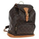 LOUIS VUITTON Monogram Montsouris GM Backpack M51135 LV Auth 205184V-1