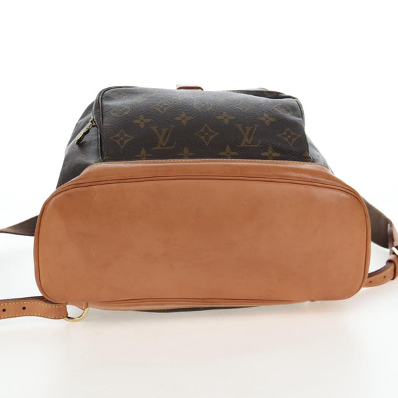 LOUIS VUITTON Monogram Montsouris GM Backpack M51135 LV Auth 205184V
