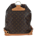 LOUIS VUITTON Monogram Montsouris GM Backpack M51135 LV Auth 205184V-2
