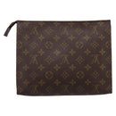 LOUIS VUITTON Monogram Poche Toilette 26 Pouch M47542 LV Auth 205185-2