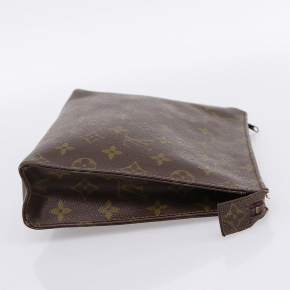 LOUIS VUITTON Monogram Poche Toilette 26 Pouch M47542 LV Auth 205185