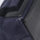 Balenciaga Navy Cabas S Hand Bag Canvas Navy Silver 339933 Auth 205192-13