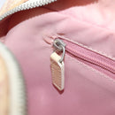 Christian Dior Trotter Canvas Shoulder Bag PVC Pink Silver Auth 205193-30