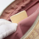 Christian Dior Trotter Canvas Shoulder Bag PVC Pink Silver Auth 205193-32