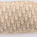 Christian Dior Trotter Canvas Shoulder Bag PVC Pink Silver Auth 205193-4