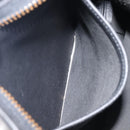 Coach Shoulder Bag Leather Black Gold Auth 205194-22