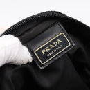 PRADA Shoulder Bag Nylon Black Silver Auth 205200-19