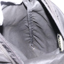 PRADA Shoulder Bag Nylon Black Silver Auth 205200-21