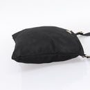 PRADA Shoulder Bag Nylon Black Silver Auth 205200-4