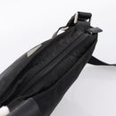 PRADA Shoulder Bag Nylon Black Silver Auth 205200-6