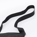 PRADA Shoulder Bag Nylon Black Silver Auth 205200-8
