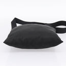 PRADA Shoulder Bag Nylon Black Silver Auth 205200-5