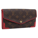 LOUIS VUITTON Monogram Portefeiulle Sarah Retiro Poppy Petal M41951 Auth 205201M-1