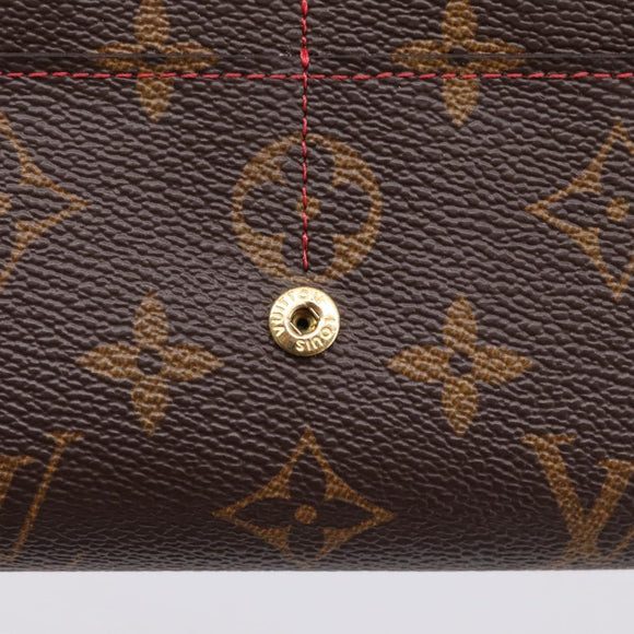 LOUIS VUITTON Monogram Portefeiulle Sarah Retiro Poppy Petal M41951 Auth 205201M