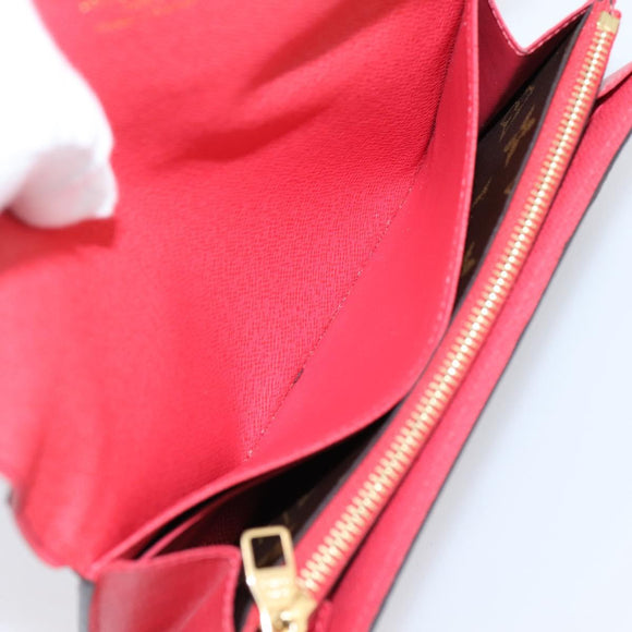 LOUIS VUITTON Monogram Portefeiulle Sarah Retiro Poppy Petal M41951 Auth 205201M