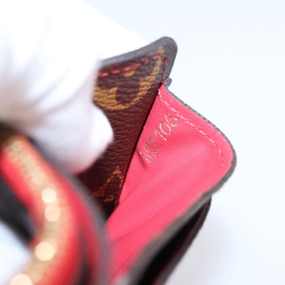LOUIS VUITTON Monogram Portefeiulle Sarah Retiro Poppy Petal M41951 Auth 205201M