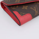 LOUIS VUITTON Monogram Portefeiulle Sarah Retiro Poppy Petal M41951 Auth 205201M-14
