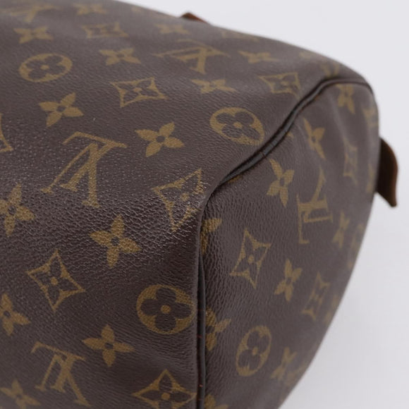 LOUIS VUITTON Monogram Speedy 25 Hand Bag M41528 LV Auth 205208