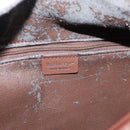 Burberrys Nova Check Hand Bag PVC Beige Gold Auth 205210-11