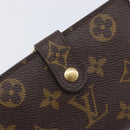LOUIS VUITTON Monogram Porte Monnaie Billets Viennois Wallet M61663 Auth 205211V-17