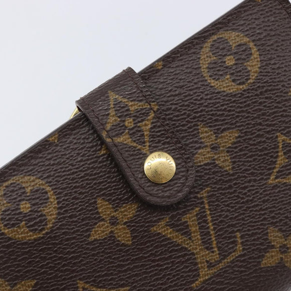 LOUIS VUITTON Monogram Porte Monnaie Billets Viennois Wallet M61663 Auth 205211V