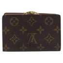 LOUIS VUITTON Monogram Porte Monnaie Billets Viennois Wallet M61663 Auth 205211V-2