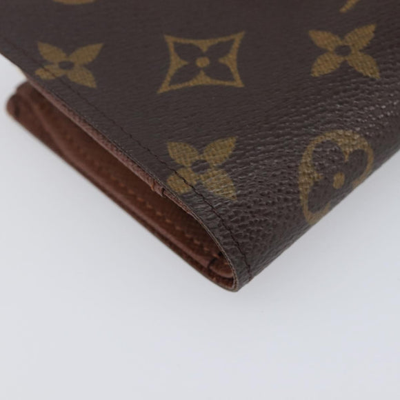 LOUIS VUITTON Monogram Porte Monnaie Billets Viennois Wallet M61663 Auth 205211V