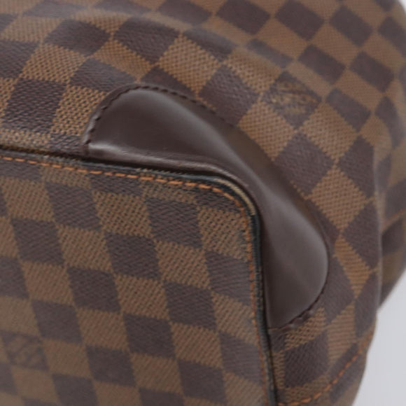 LOUIS VUITTON Damier Ebene Hampstead MM Tote Bag N51204 LV Auth 205214