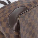 LOUIS VUITTON Damier Ebene Hampstead MM Tote Bag N51204 LV Auth 205214-16