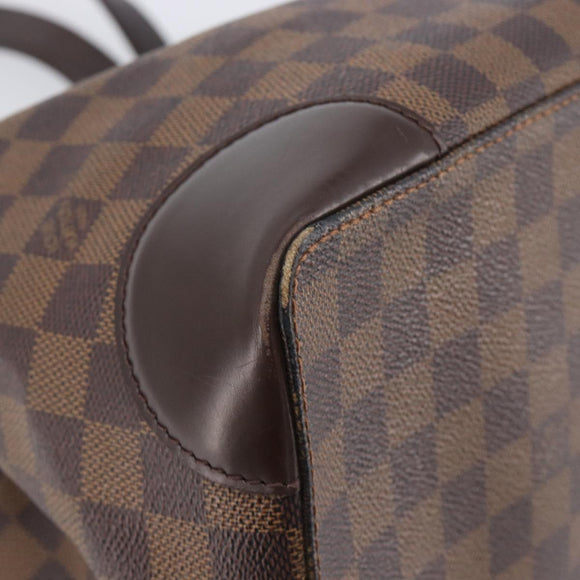 LOUIS VUITTON Damier Ebene Hampstead MM Tote Bag N51204 LV Auth 205214