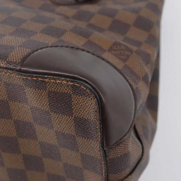 LOUIS VUITTON Damier Ebene Hampstead MM Tote Bag N51204 LV Auth 205214