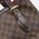 LOUIS VUITTON Damier Ebene Hampstead MM Tote Bag N51204 LV Auth 205214-19