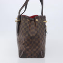 LOUIS VUITTON Damier Ebene Hampstead MM Tote Bag N51204 LV Auth 205214-4