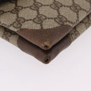 GUCCI GG Supreme Shoulder Bag PVC Beige Gold 56 02 504 Auth 205220-16