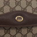 GUCCI GG Supreme Shoulder Bag PVC Beige Gold 56 02 504 Auth 205220-20