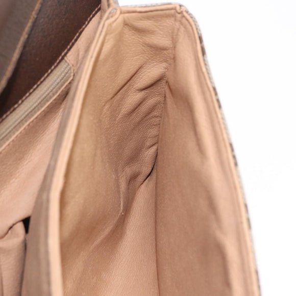 GUCCI GG Supreme Shoulder Bag PVC Beige Gold 56 02 504 Auth 205220