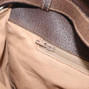GUCCI GG Supreme Shoulder Bag PVC Beige Gold 56 02 504 Auth 205220-33