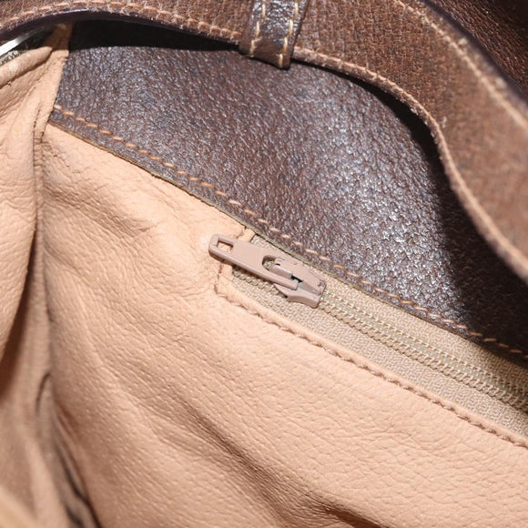 GUCCI GG Supreme Shoulder Bag PVC Beige Gold 56 02 504 Auth 205220