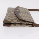 GUCCI GG Supreme Shoulder Bag PVC Beige Gold 56 02 504 Auth 205220-5