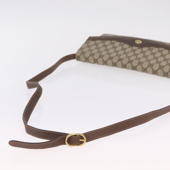 GUCCI GG Supreme Shoulder Bag PVC Beige Gold 56 02 504 Auth 205220