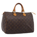 LOUIS VUITTON Monogram Speedy 35 Hand Bag M41524 LV Auth 205222-1