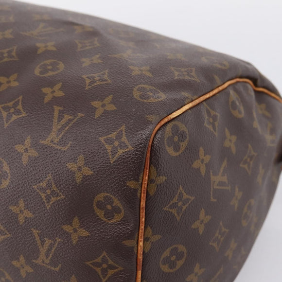 LOUIS VUITTON Monogram Speedy 35 Hand Bag M41524 LV Auth 205222