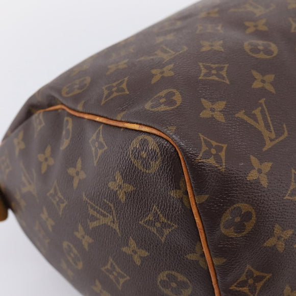 LOUIS VUITTON Monogram Speedy 35 Hand Bag M41524 LV Auth 205222