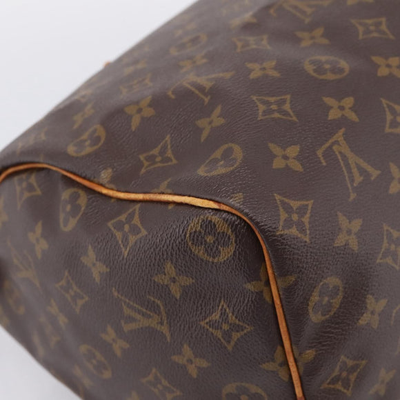 LOUIS VUITTON Monogram Speedy 35 Hand Bag M41524 LV Auth 205222